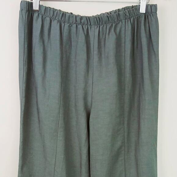 Niche Nilgun Derman SZ L Linen Blend Pull On Trousers Lagenlook - Picture 3 of 8